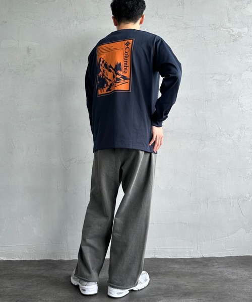 tシャツ 「WEB限定」「Columbia/コロンビア」 URBAN HIKE バックプリントロンT レディース メンズ Columbia（コロンビア）の「【WEB限定】[Columbia/コロンビア