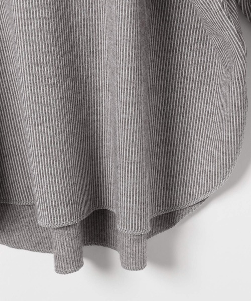 BAYFLOW（ベイフロー）の「[柔らかで暖かな風合い]ストライプニットソープルオーバー（Tシャツ/カットソー・レディース・レッド/グレー/ブラック・FREE）」の19枚目の写真