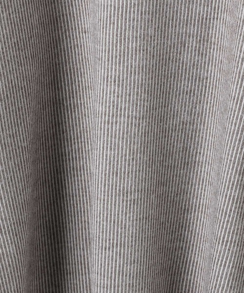 BAYFLOW（ベイフロー）の「[柔らかで暖かな風合い]ストライプニットソープルオーバー（Tシャツ/カットソー・レディース・レッド/グレー/ブラック・FREE）」の22枚目の写真