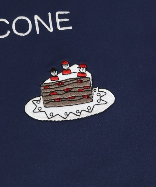 Picone CLUB(ピッコーネクラブ)の「裏起毛UV長袖ハイネックプルオーバー(スウェット・レディース・ライトブルー/ブラウン/ホワイト/ネイビー・S/M/L)」の11枚目の写真