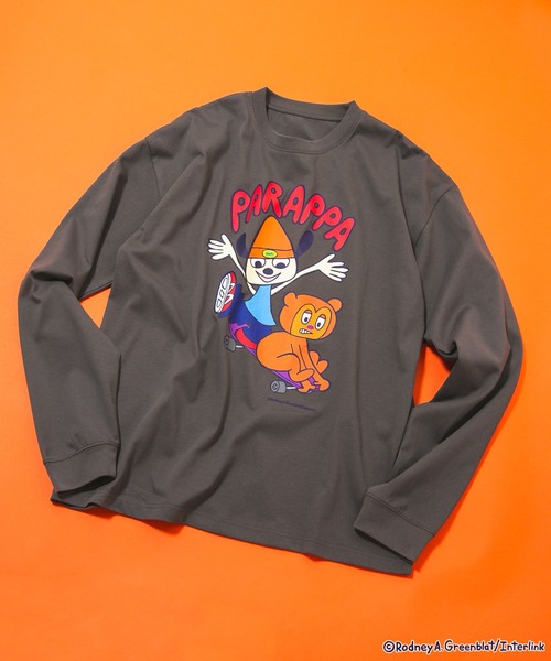 JEANS MATE（ジーンズメイト）の「【PaRappa the Rapper/パラッパラッパー】 プリントロンT（Tシャツ/カットソー・メンズ・ブラック/スミクロ/オフホワイト/ホワイト・X-LARGE/LARGE/MEDIUM）」の4枚目の写真