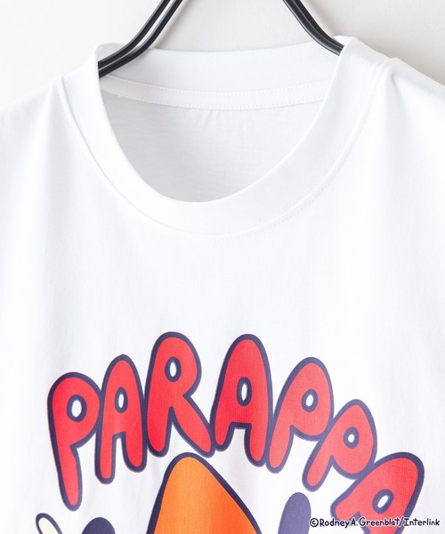 JEANS MATE（ジーンズメイト）の「【PaRappa the Rapper/パラッパラッパー】 プリントロンT（Tシャツ/カットソー・メンズ・ブラック/スミクロ/オフホワイト/ホワイト・X-LARGE/LARGE/MEDIUM）」の8枚目の写真