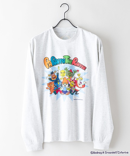 JEANS MATE（ジーンズメイト）の「【PaRappa the Rapper/パラッパラッパー】 プリントロンT（Tシャツ/カットソー・メンズ・ブラック/スミクロ/オフホワイト/ホワイト・X-LARGE/LARGE/MEDIUM）」の5枚目の写真