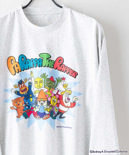 JEANS MATE（ジーンズメイト）の「【PaRappa the Rapper/パラッパラッパー】 プリントロンT（Tシャツ/カットソー・メンズ・ブラック/スミクロ/オフホワイト/ホワイト・X-LARGE/LARGE/MEDIUM）」の17枚目の写真