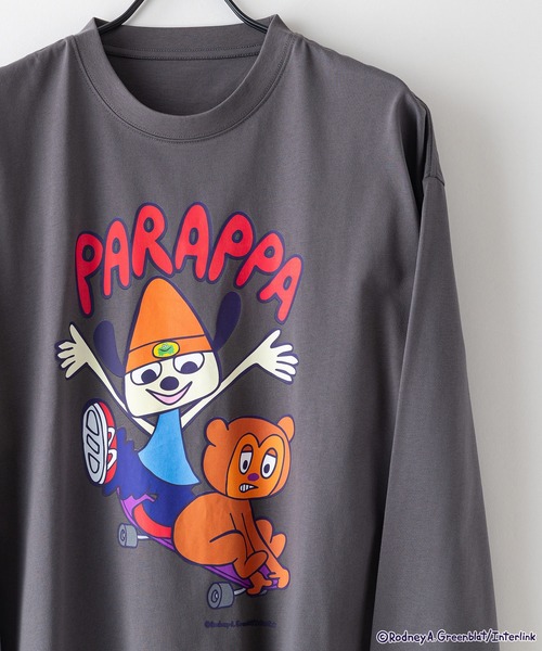 JEANS MATE（ジーンズメイト）の「【PaRappa the Rapper/パラッパラッパー】 プリントロンT（Tシャツ/カットソー・メンズ・ブラック/スミクロ/オフホワイト/ホワイト・X-LARGE/LARGE/MEDIUM）」の16枚目の写真