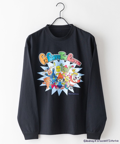 JEANS MATE（ジーンズメイト）の「【PaRappa the Rapper/パラッパラッパー】 プリントロンT（Tシャツ/カットソー・メンズ・ブラック/スミクロ/オフホワイト/ホワイト・X-LARGE/LARGE/MEDIUM）」の19枚目の写真
