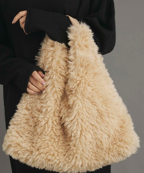 Edit Sheen（エディットシーン）の「エコファートライアングルトートバッグ（トートバッグ・レディース・イエロー/ブルー/ブラック/ベージュ・FREE）」の7枚目の写真