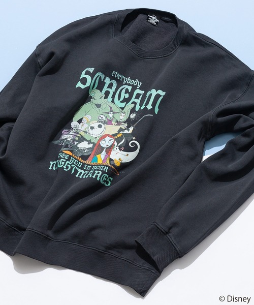 【ナイトメアー・ビフォア・クリスマス】オリジナルデザイン 裏起毛クルーネックスウェット（スウェット）｜UNIIT（ユニット） 6,589円