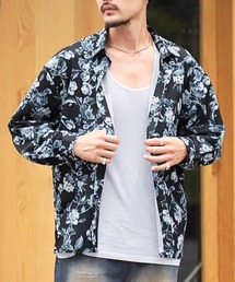 LUXSTYLE（ラグスタイル）の「花柄レギュラーカラー長袖シャツ（シャツ/ブラウス・メンズ）」