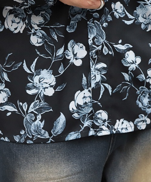 花柄レギュラーカラー長袖シャツ（シャツ/ブラウス）｜LUXSTYLE（ラグスタイル）