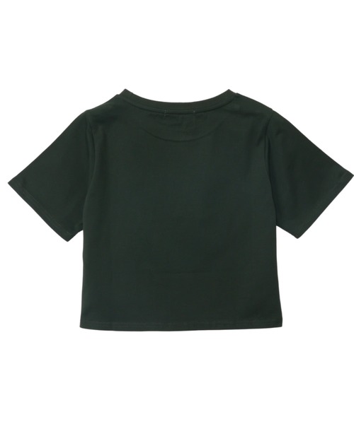 Ada.（エイダ）の「ドッグ プリント クロップド 半袖Tシャツ（Tシャツ/カットソー・レディース・グリーン/オートミール・FREE）」の13枚目の写真