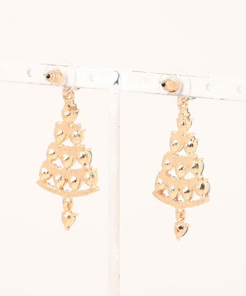 セール】クリスマスツリーデザインピアス（ピアス（両耳用））｜Coo+i 