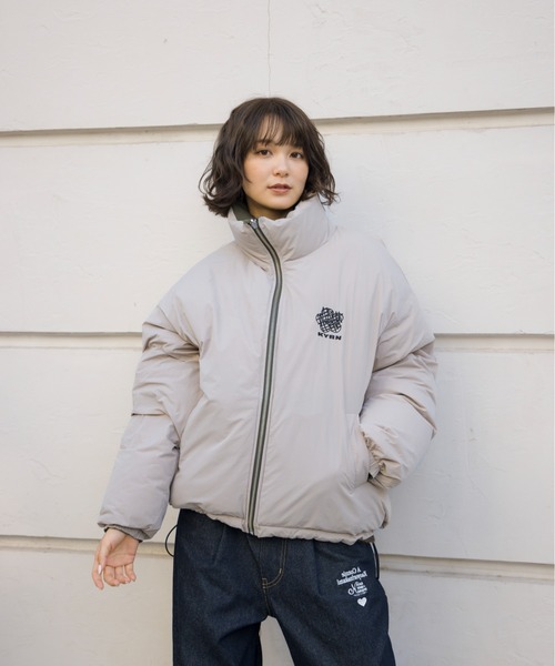 flower reversible down jacket / フラワーリバーシブルダウン