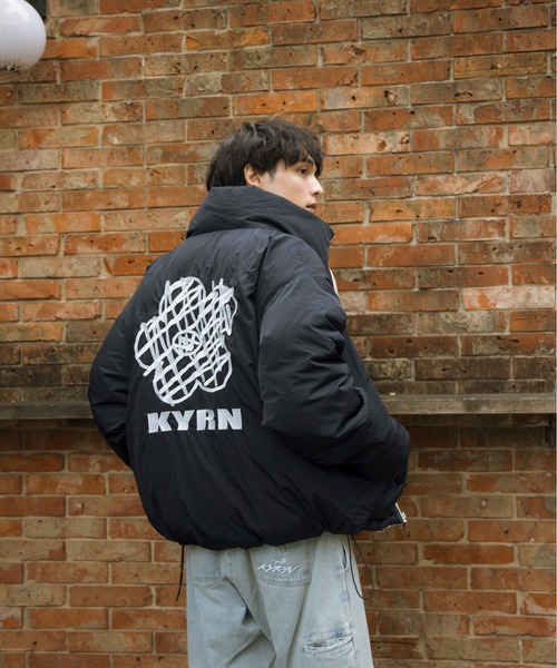 kaoyorinakami(カオヨリナカミ)の「flower reversible down jacket / フラワーリバーシブルダウンジャケット(ダウンジャケット/コート・メンズ・アイボリー/ブラック/カーキ・MEDIUM/SMALL/X-LARGE/LARGE)」の16枚目の写真