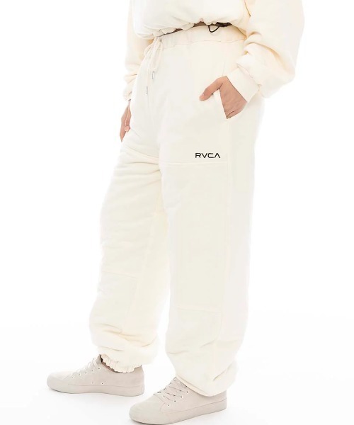 RVCA（ルーカ）の「RVCA レディース RECESSION REVERSIBLE セットアップボトムス/ルーカキルティングリバーシブルスウェットパンツ（スウェットパンツ・レディース・グレー/ブラック/ホワイト系その他・SMALL/MEDIUM）」の7枚目の写真