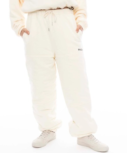 RVCA（ルーカ）の「RVCA レディース RECESSION REVERSIBLE セットアップボトムス/ルーカキルティングリバーシブルスウェットパンツ（スウェットパンツ・レディース・グレー/ブラック/ホワイト系その他・SMALL/MEDIUM）」の8枚目の写真
