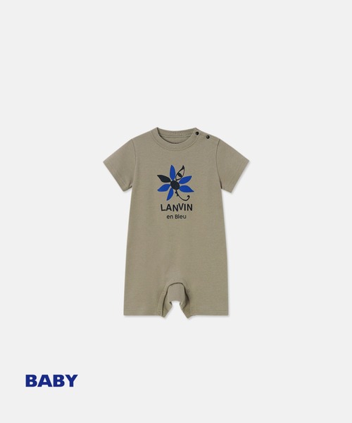 【LANVIN en Bleu ESSENTIAL】BABY ORATOIRE / ”マルグリット” カバーオールS/S（ロンパース）｜LANVIN en Bleu（ランバンオンブルー）