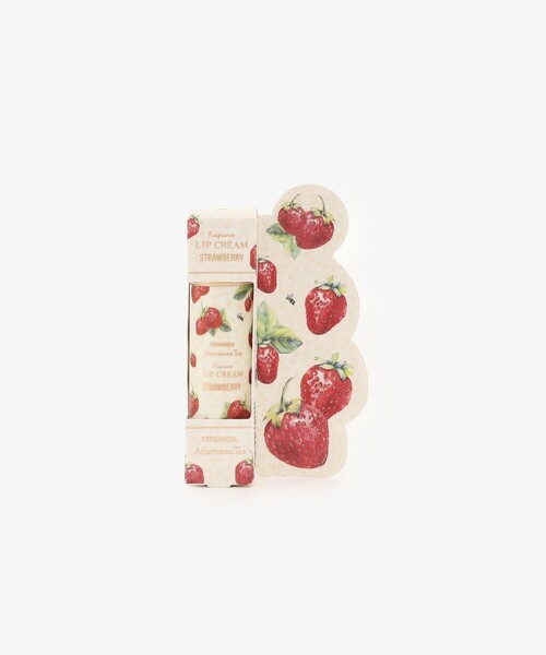 Afternoon Tea(アフタヌーンティー)の「ストロベリーリップクリーム/Fragrance of FERNANDA(リップクリーム・レディース・レッド・ONE SIZE)」の1枚目の写真
