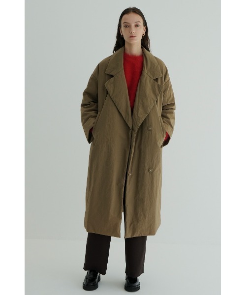 クラネ　ブラウンアウター CLANE（クラネ）の「【CLANE(クラネ)】カラーダウンチェスターコート