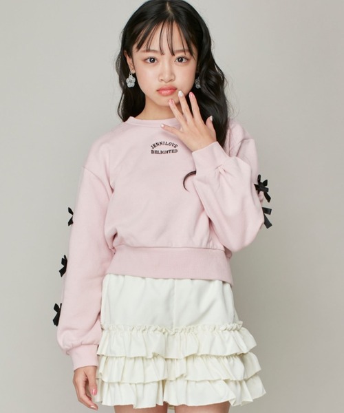 JENNI love（ジェニィラブ）の「【コットン100％】そでリボン