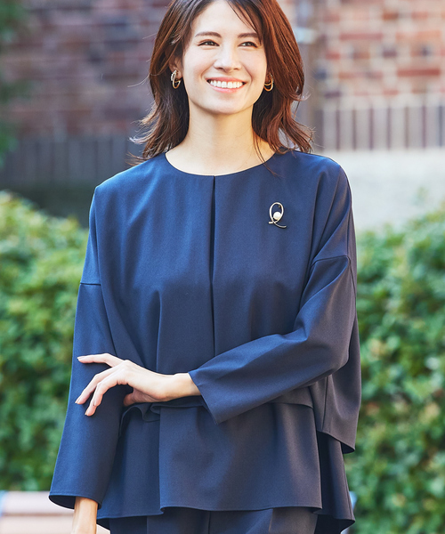 abahouse mavie(アバハウスマヴィ)の「ラウンドパールブローチ(ブローチ/コサージュ・レディース・シルバー/ゴールド・フリー)」の4枚目の写真