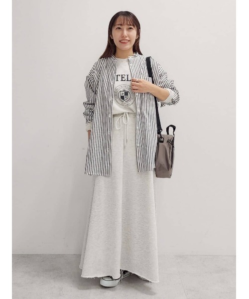 CRAFT STANDARD BOUTIQUE(クラフトスタンダードブティック)の「【追加8】バンドカラーシャツ(シャツ/ブラウス・レディース・ストライプ/グレー系その他2/オフホワイト/イエロー系その他2/ブルー系その他6/ピンク系その他・SMALL/MEDIUM/LARGE)」の7枚目の写真