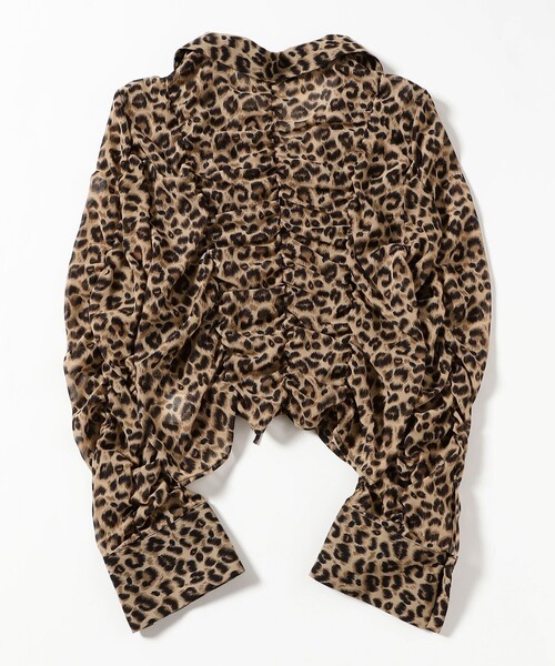 Ray BEAMS(レイビームス)の「レオパードシャーリング ブラウス(シャツ/ブラウス・レディース・ダークブラウン・ONE SIZE)」の17枚目の写真