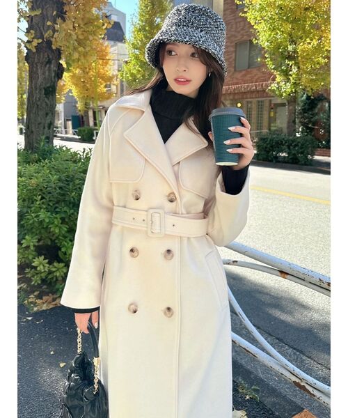 RESEXXY（リゼクシー）の「ツイードバケットハット（ハット・レディース・その他1/アイボリー/ブラック・FREE）」の6枚目の写真