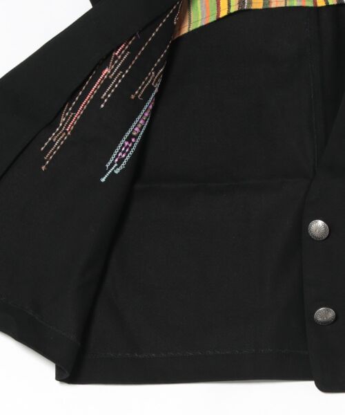 チチカカ(チチカカ)の「エンブロイダリーベスト(ベスト・レディース・ブラック/キャメル・FREE)」の10枚目の写真