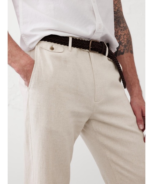 セール】BANANA REPUBLIC FACTORY STORE リネンブレンド スリム