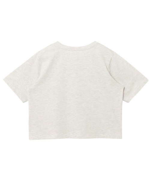 Freesia by andme(フリージアバイアンドミー)の「Glad Doggyロゴプリント半袖Tシャツ(Tシャツ/カットソー・レディース・オートミール/ライトピンク/オフホワイト・FREE)」の10枚目の写真