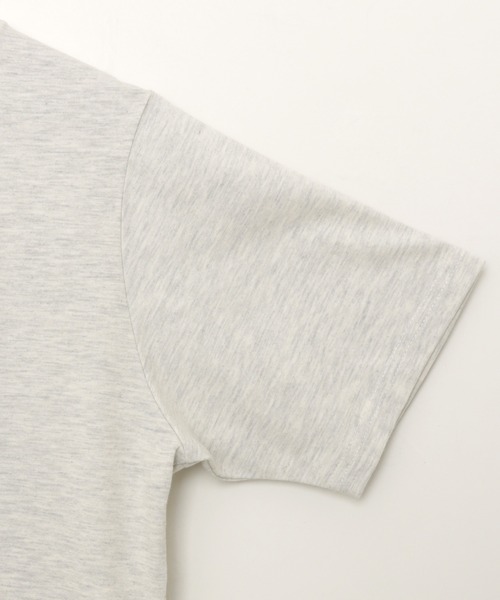 Freesia by andme(フリージアバイアンドミー)の「Glad Doggyロゴプリント半袖Tシャツ(Tシャツ/カットソー・レディース・オートミール/ライトピンク/オフホワイト・FREE)」の16枚目の写真