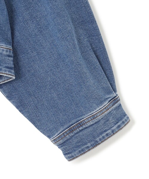UNFILO（アンフィーロ）の「【UNFILO DENIM】撥水 デニムジャケット（デニムジャケット・レディース・ネイビー系/サックスブルー系・XX-LARGE/X-LARGE）」の3枚目の写真