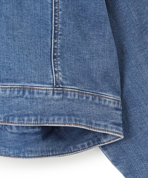 UNFILO（アンフィーロ）の「【UNFILO DENIM】撥水 デニムジャケット（デニムジャケット・レディース・ネイビー系/サックスブルー系・XX-LARGE/X-LARGE）」の12枚目の写真