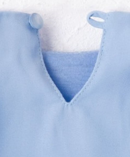 aquagarage（アクアガレージ）の「フロントタック裾バルーンブラウス（シャツ/ブラウス・レディース・ブルー系その他2/ライトブルー/ネイビー/ホワイト系その他2/ブラック系その他3/ホワイト・M/L/LL/3L/S）」の14枚目の写真