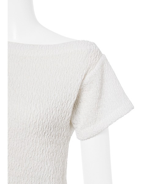 え*わ様 今期⭐︎新品未使用品　ミースロエ　シュリンクドレープカットＴＯＰＳ シュリンクドレープカットTOPS（Tシャツ/カットソー