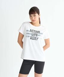 ROXY（ロキシー）の「FLASHBACK/ロキシー水陸両用フロントプリント半袖Tシャツ（Tシャツ/カットソー）」