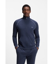 HUGO BOSS（ヒューゴボス）の「ロゴエンブロイダリー レギュラーフィットジャケット ストレッチコットンジャージー（ルームウェア/パジャマ）」