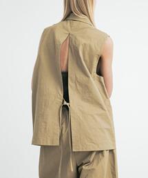 LAATO | no sleeve slit jacket(その他アウター)
