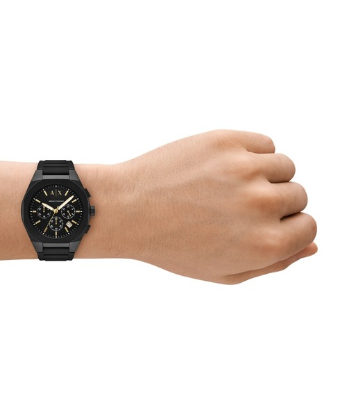 ARMANI EXCHANGE（アルマーニエクスチェンジ）の「アルマーニ・エクスチェンジ 腕時計 メンズ アナログ シリコン AX7165SET（アナログ腕時計・メンズ・ブラック・FREE）」の2枚目の写真