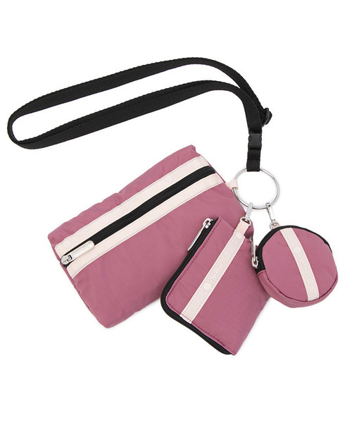 MULTI POUCH WRISTLET/モーヴ/ピーチブラッシュ MULTI POUCH WRISTLET モーヴ/ピーチブラッシュ/ブラック 【公式通販】