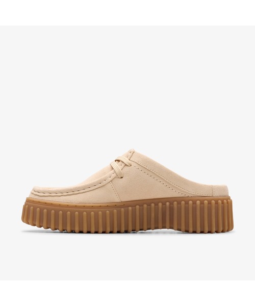 Clarks（クラークス）の「Torhill Mule / トーヒルミュール（エクリュスエード）（サンダル・レディース・アイボリー・UK5/UK6/UK4/UK3/UK3.5/UK4.5/UK5.5）」の4枚目の写真