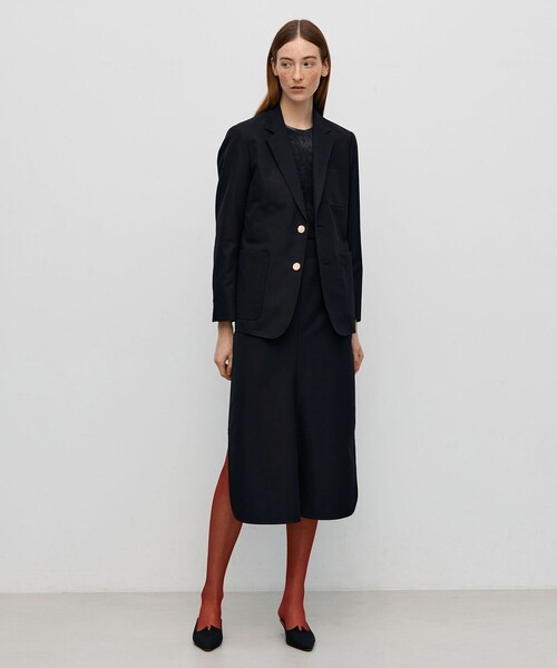 BACCA（バッカ）の「ウールシルク テーラードジャケット（ダウン