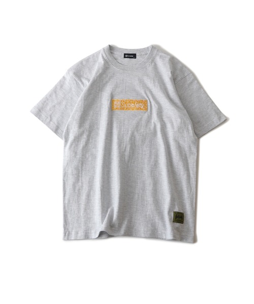 Subciety(サブサエティ)の「Paisley box tee(Tシャツ/カットソー・メンズ・ブラック/アッシュ/ホワイト×グリーン/ホワイト・X-LARGE/LARGE/MEDIUM/SMALL/XX-LARGE)」の14枚目の写真