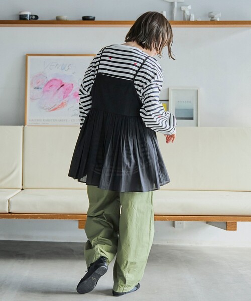 coen（コーエン）の「MARKET（マーケット）2wayカシュクール キャミトップス（シャツ/ブラウス・レディース・ブラック/ネイビー/クリーム・FREE）」の9枚目の写真