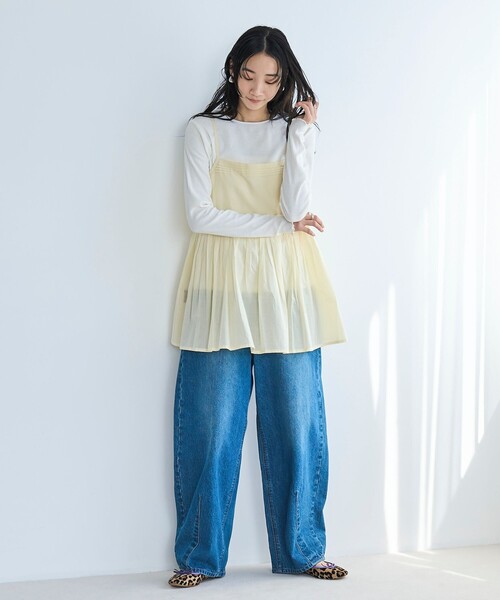 coen（コーエン）の「MARKET（マーケット）2wayカシュクール キャミトップス（シャツ/ブラウス・レディース・ブラック/ネイビー/クリーム・FREE）」の14枚目の写真