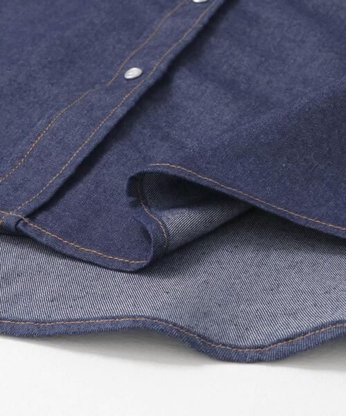 ITEMS URBANRESEARCH(アイテムズ アーバンリサーチ)の「6.5oz Denim WesternShirts(シャツ/ブラウス・メンズ・ブラック/ブルー・MEDIUM/LARGE)」の16枚目の写真