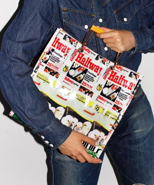 HEY!MrsROSE(ヘイミセスローズ)の「HEY! Mrs ROSE(ヘイ!ミセスローズ)HEY!MetalHandleBAG(ハンドバッグ・レディース・ホワイト/ブラウン/ブルー・FREE)」の7枚目の写真