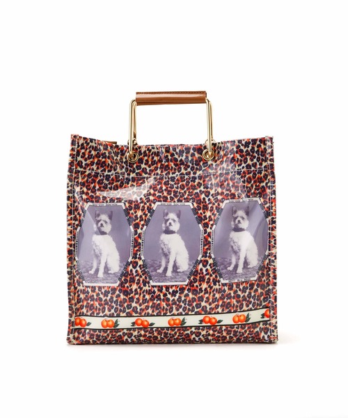 HEY!MrsROSE(ヘイミセスローズ)の「HEY! Mrs ROSE(ヘイ!ミセスローズ)HEY!MetalHandleBAG(ハンドバッグ・レディース・ホワイト/ブラウン/ブルー・FREE)」の13枚目の写真