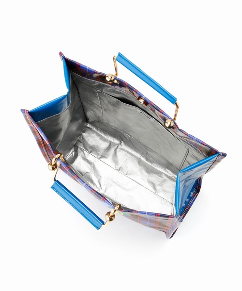 HEY!MrsROSE(ヘイミセスローズ)の「HEY! Mrs ROSE(ヘイ!ミセスローズ)HEY!MetalHandleBAG(ハンドバッグ・レディース・ホワイト/ブラウン/ブルー・FREE)」の20枚目の写真